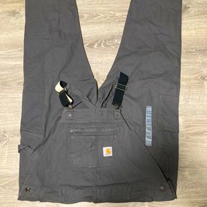 Brand new Carhartt bib overalls in gray